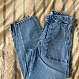 Madewell Elastic Waist Pull on Jeans